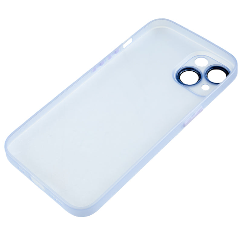 Protective Case for iPhone 13 Anti-Drop Matte TPU Phone Cover with Metal Camera Lens Frame Protective Case for iPhone 13 Anti-Drop Matte TPU Phone Cover with Metal Camera Lens Frame